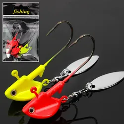 Anzuelos Jig Head con púas para vinilos
