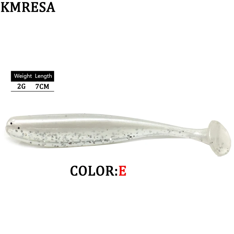 Souple de leurre 20 unids/lote 70mm 2g Señuelos de Pesca de silicona suave limpiador fácil cebo suave de silicona de doble Color carpa - imagen 5