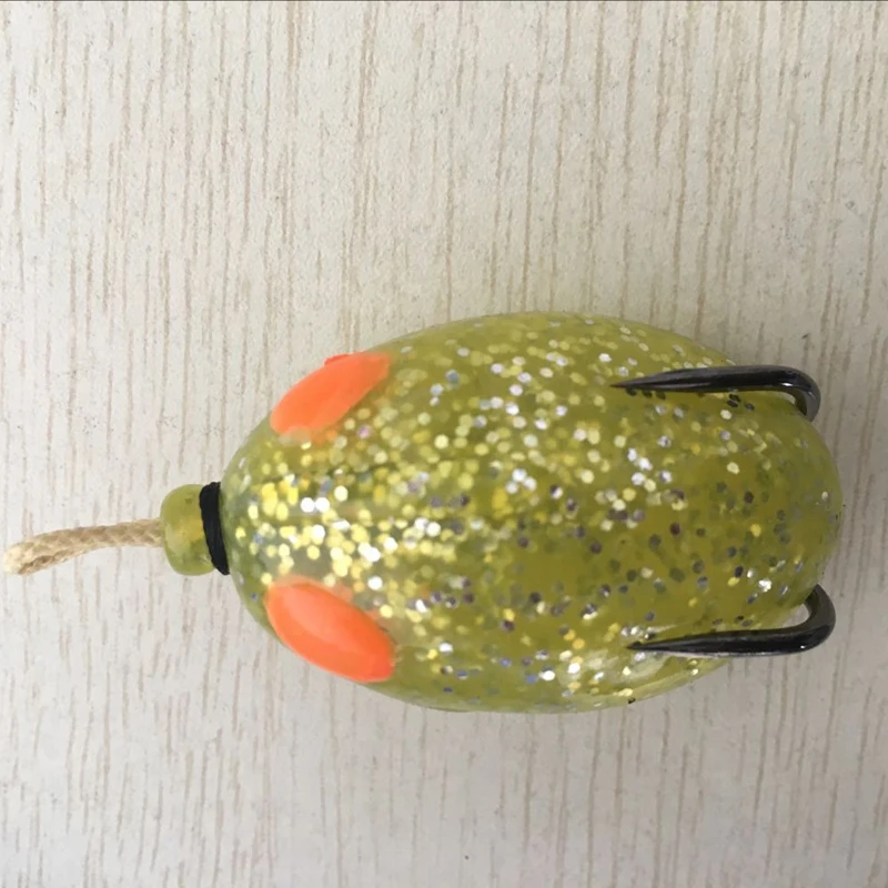 Señuelo de ranas y huevos de pesca, búsqueda de peces negros, señuelo Artificial, cebos blandos, anzuelos japoneses de 12g y 5cm - imagen 2