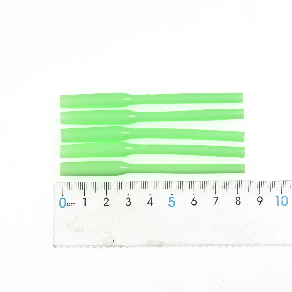 Bimoo-manguito luminoso para anzuelo de pesca, 10 piezas, tubo Protector de gancho para pesca en agua salada - imagen 2