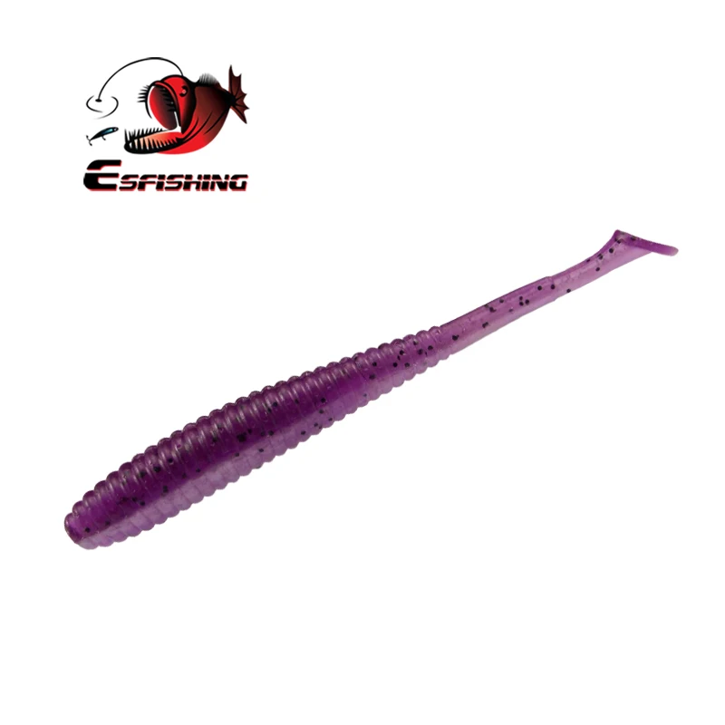 ESFISHING Pesca cebo suave I Shad Tail 12cm sales y atrayente inyectado Isca aparejos artificiales Wobblers Jigging señuelo de Pesca - imagen 4