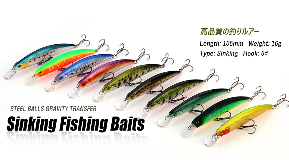 Experimente la emoción de la pesca con nuestras vibrantes bolas de acero duraderas transferencia de gravedad cebos de pesca de hundimiento