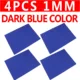 4pcs dark blue