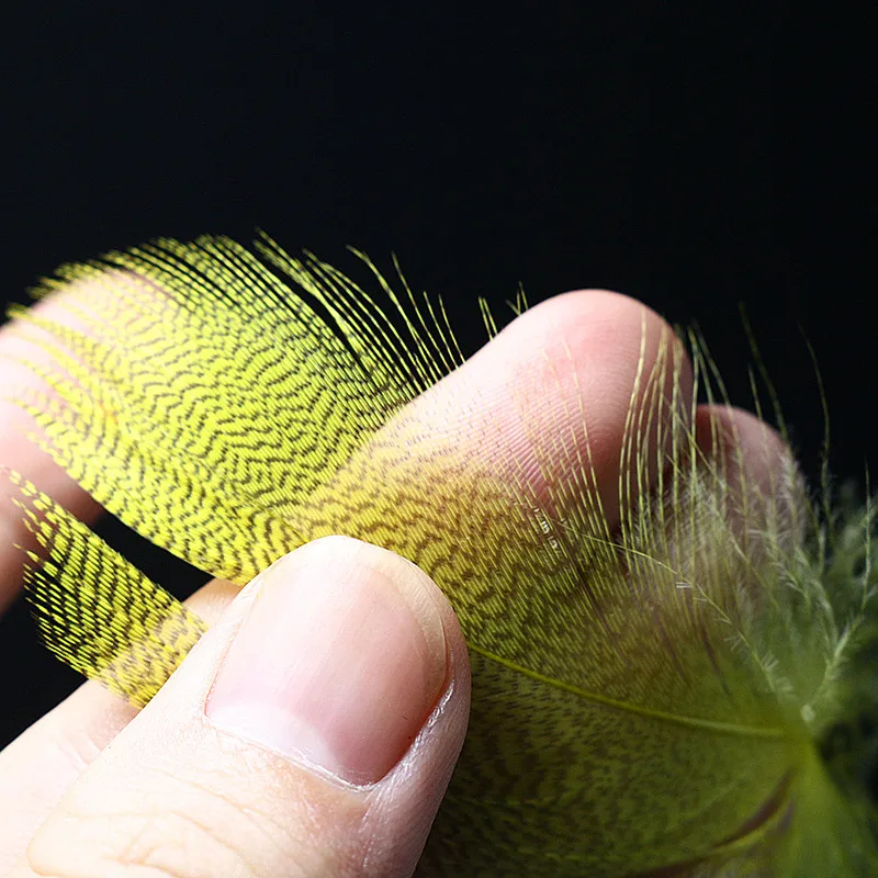 Royal Sissi-Conjunto de 5 colores, plumas de ala, Cerceta, pato, trucha, salmón, moscas húmedas, alas, materiales para atar moscas - imagen 5