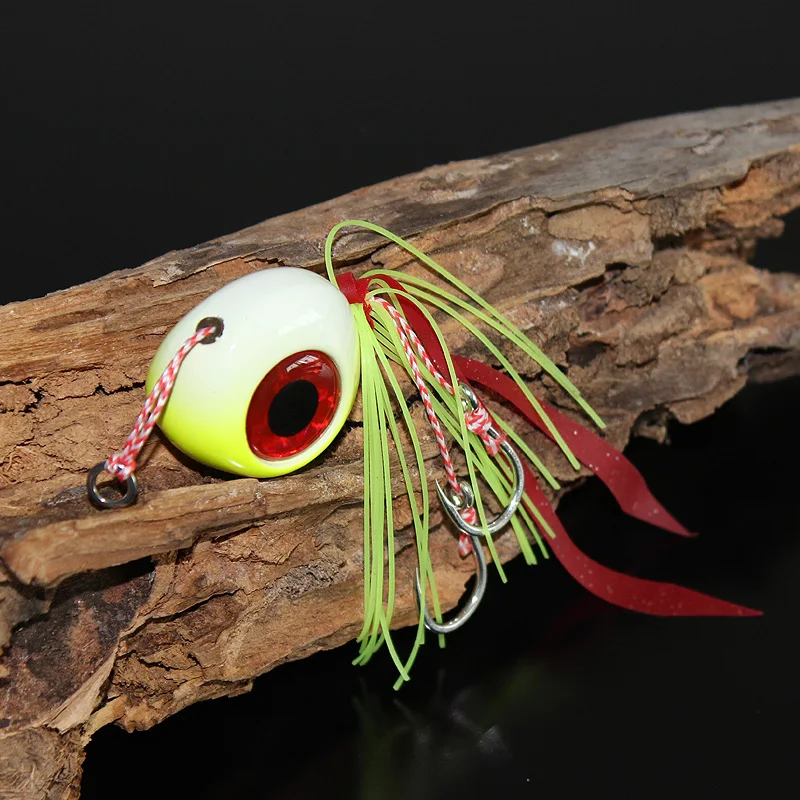 FUNADAIKO-señuelo de cebo de mar profundo, 60g, 80g, 100g, 120g, 150g, cabeza de plantilla con falda de goma, Kaburas, Inchiku, Madai, Jigging - imagen 5