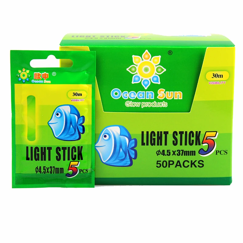 Simpleyi-Barra de luz fluorescente para flotador de pesca, 10 unidades, 20 unidades, 4,5x37mm, flotador nocturno, barra luminosa oscura, lotes útiles - imagen 5