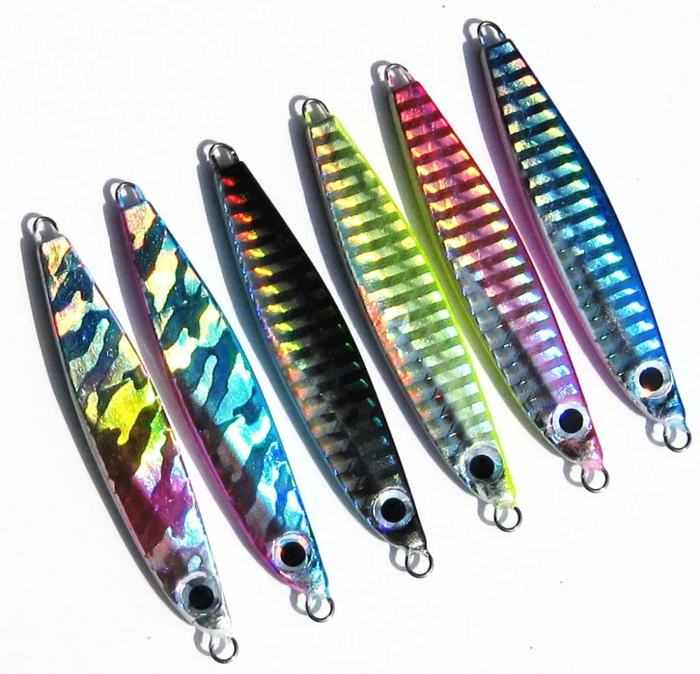 Señuelo de pesca Jigging de fundición de costa larga, 22g, Jigbait, plantillas de Metal pequeñas, cebos, señuelos de cuchara artificiales, 1 pieza en oferta - imagen 2