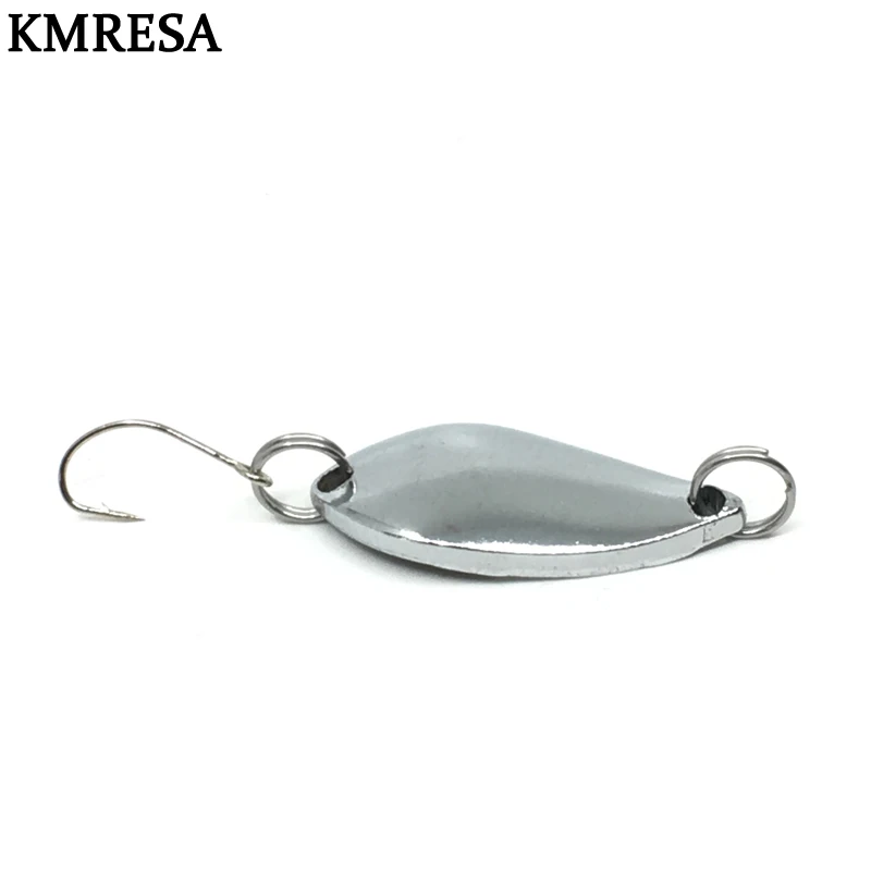 Señuelo de cuchara de Metal, cebo duro de Pesca, aparejos de Pesca Wobbler Isca Artificial, 2,5g, 3,5g, 5g, 1 ud. - imagen 5