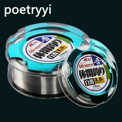 Sedal de pesca de nailon fuerte, hilo de pescar de 50m/100m, monofilamento transparente, resistente al desgaste, carpe, Mosca de mar, accesorios de pesca 30