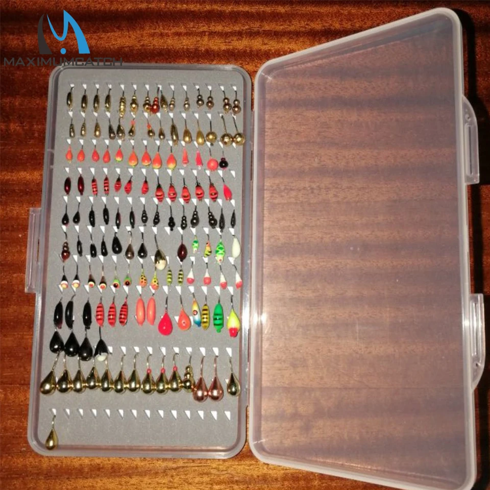 Maximumcatch Caja de moscas resistente al agua delgada espuma trucha - imagen 5