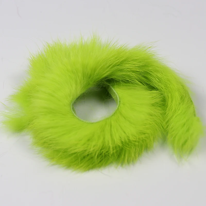 Bimoo 2 tiras Zonker de liebre de piel de conejo de 5 mm de ancho para atado de moscas Material Streamer - imagen 3