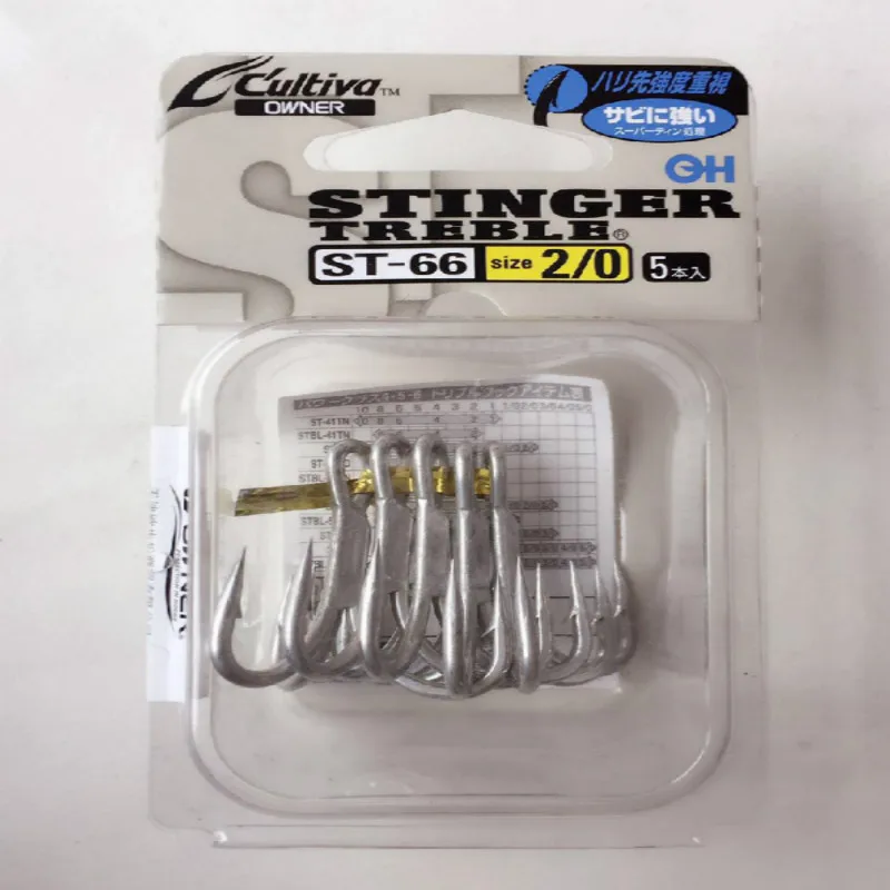 Anzuelos de tres anclajes para ST-66, anzuelos triples de acero al carbono, anzuelos de calamar, redondos y triples con púas - imagen 5