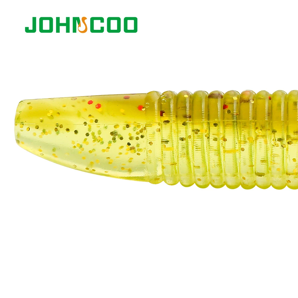 JOHNCOO-señuelo de pesca suave, 110mm, 8,4g, 6 uds., cebos artificiales, Wobblers, pececillo, mar, señuelos blandos, lubina, trucha - imagen 4