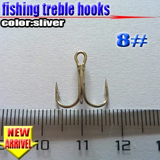 ¡Novedad de 2025! !! producción profesional de fábrica de anzuelos triples tamaño: 8 #    Cantidad de gancho afilado: 200 unids/lote - imagen 3