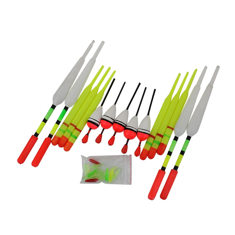 Flotador de pesca de goma, accesorio de aparejos de pesca de carpa, 15 unids/set por juego - imagen 3