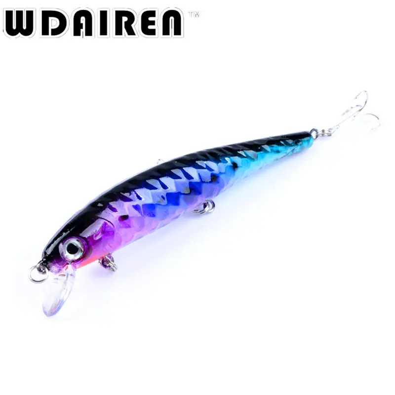 Señuelo duro de Pesca para natación profunda, aparejos de Pesca y 14g de 12cm, cebo flotante para pececillos, Wobbler, Japón, ST-384 Crankbait, 6 unids/lote - imagen 2