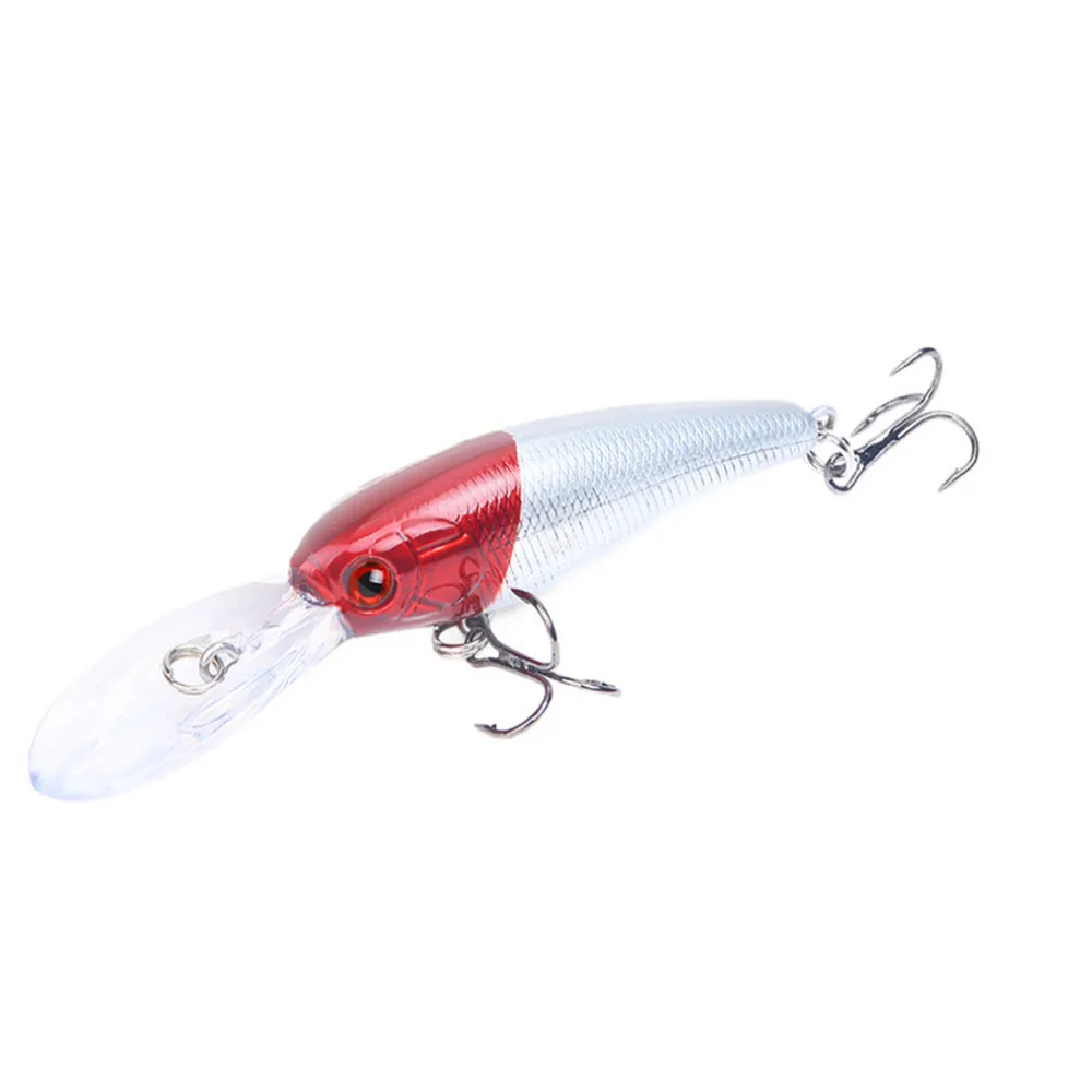 Señuelos de Pesca de pececillos, cebos duros artificiales, Wobbler, 9,5 cm, 7,2g, ABS, aparejos de Pesca de carpa, 1 piezas - imagen 4