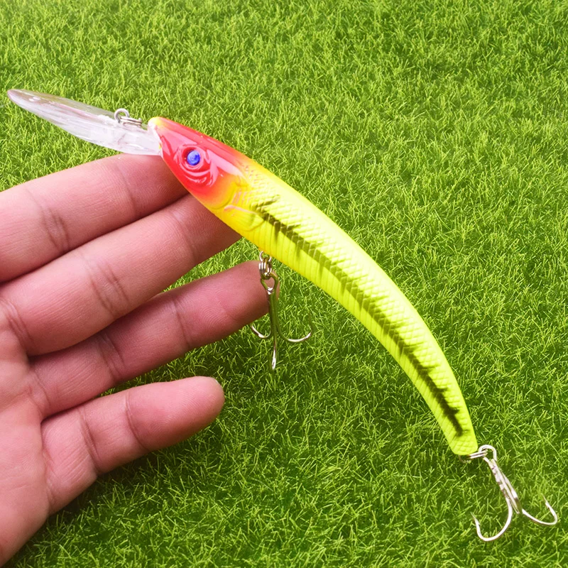 Señuelos duros para Pesca, cebo Artificial para buceo profundo, Minnow, 15cm, 16g, 1 unidad - imagen 5