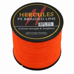 Hercules Sedal trenzado PE 8 hebras 300m agua salada alta resistencia