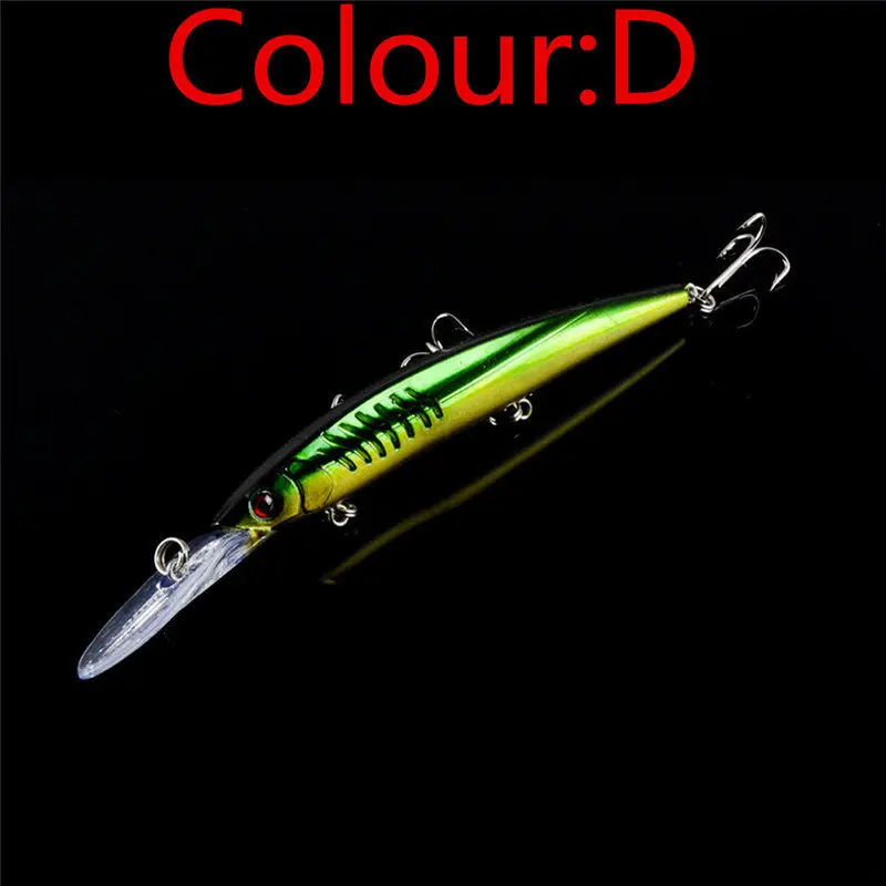 Señuelos de Pesca duros Crankbait Wobblers, 13cm, 15g, swimbait, cebo articulado, pececillo, 5 colores diferentes, FA-206 - imagen 5
