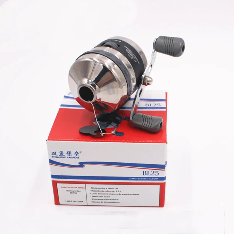 Carrete de pesca Spincast Spool BL25 tiro con Honda al aire libre con 5 #   Línea de nailon 40M - imagen 5