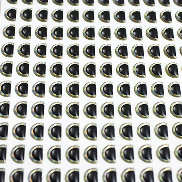 Countbass 50 Uds. Ojos de señuelo de pesca 3D para cebos duros en blanco crankbaits minnow señuelos sin pintar, accesorios de cebo de pescado DIY - imagen 4