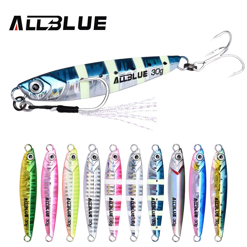 ALLBLUE WAHOO Señuelo metálico jigging para lubina