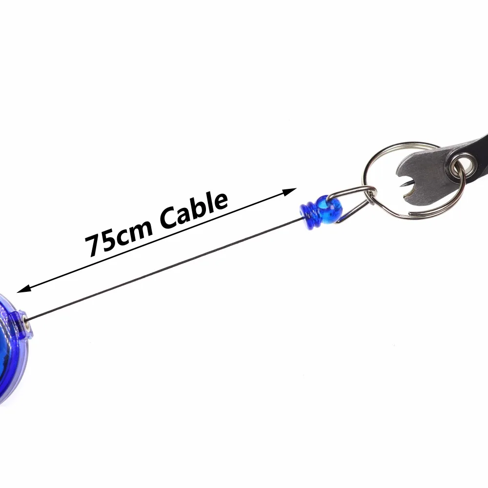Bimoo-cortahilo de pesca con mosca de acero inoxidable, herramienta de anudado, limpiador de ojos con gancho, Extractor, líder, aparejos de pesca, 1 ud. - imagen 4