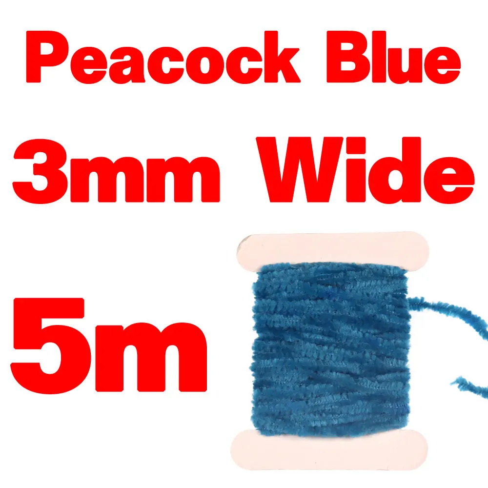 3mm peacock blue