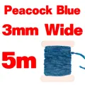 3mm peacock blue