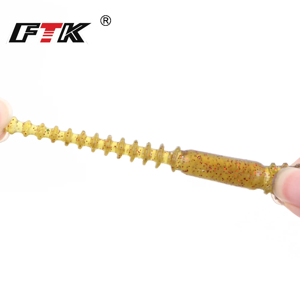 FTK Wobbler Swimbait Silicona Bass – Señuelo Gusano Pesca - imagen 3