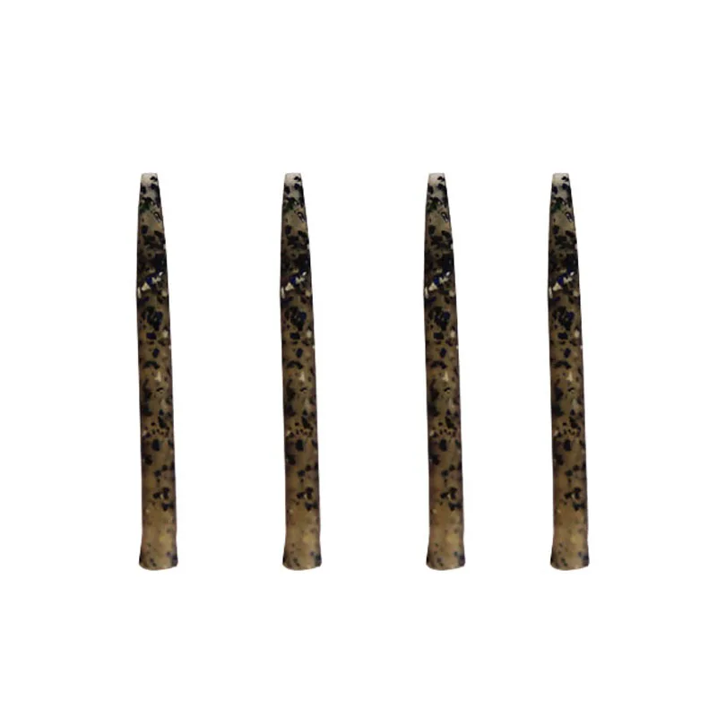 30 unids/lote, aparejos de pesca de carpa de camuflaje, Clips de seguridad, manga antienredos, conector de pesca de carpa, tubo de goma para plataformas de carpa preadheridas - imagen 3