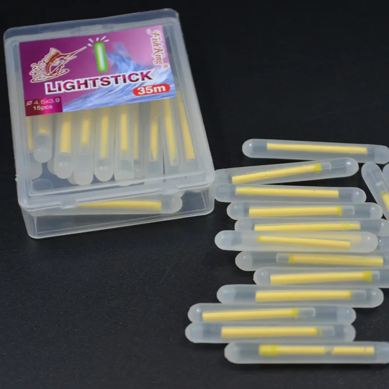 FISH KING-Palo de luz de pesca, flotador luminoso, Dobbers para pesca, accesorios de pesca, 15 piezas - imagen 3