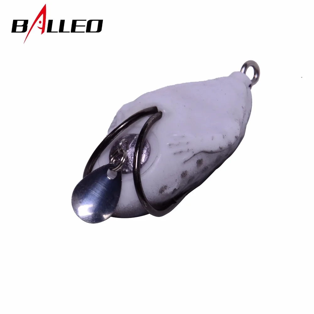 Balleo-señuelo suave de pesca, anzuelo de rana suave, cabeza de serpiente, wobbler, cebo de silicona con cuchara de metal, 6cm/12g - imagen 3