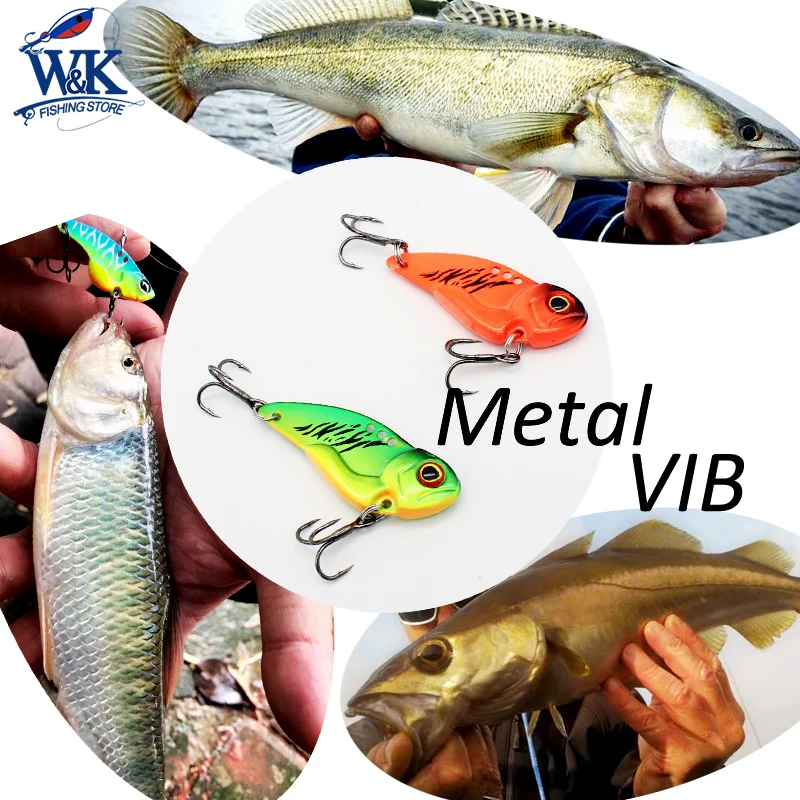 Señuelos Super VIB 20 g 10 g 7,5 g Señuelos de pesca cebos de Metal señuelo duro 1 paquete de cebo para lubina Snook y Walle - imagen 5