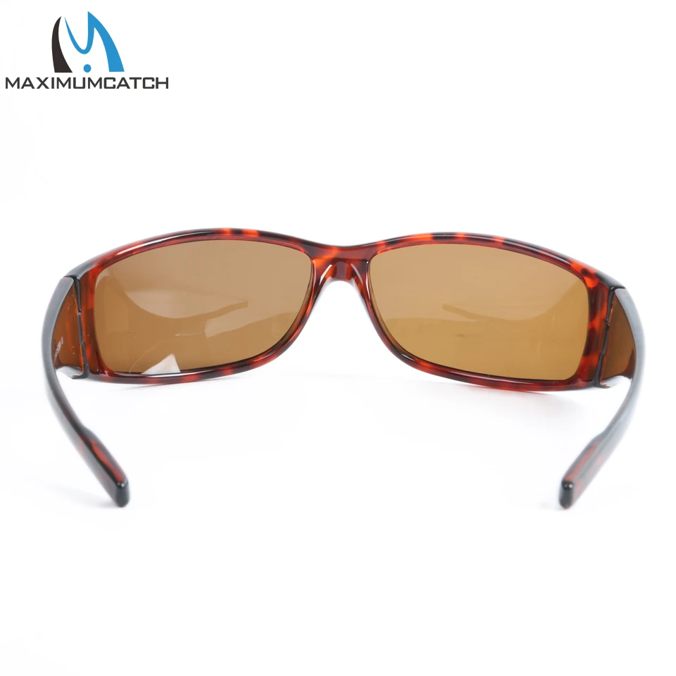 Maximumcatch gafas de sol polarizadas con montura de tortuga para pesca con mosca, color marrón, amarillo y gris, a elegir - imagen 5