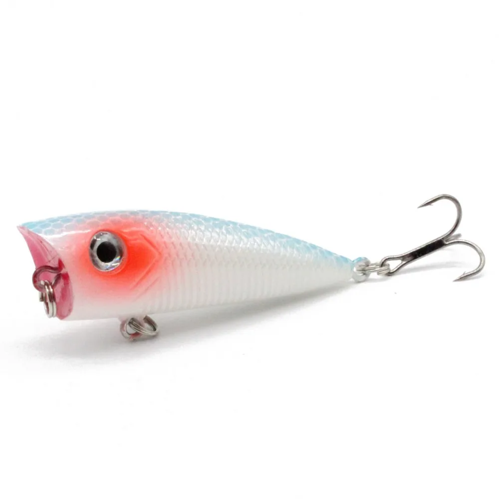 Señuelos de Pesca Mini Popper, cebo duro artificial de Japón, ojos 3D, Crankbait, Wobblers, aparejos Isca Poper, 7g, 6,8 cm, recién llegado, 1 ud.