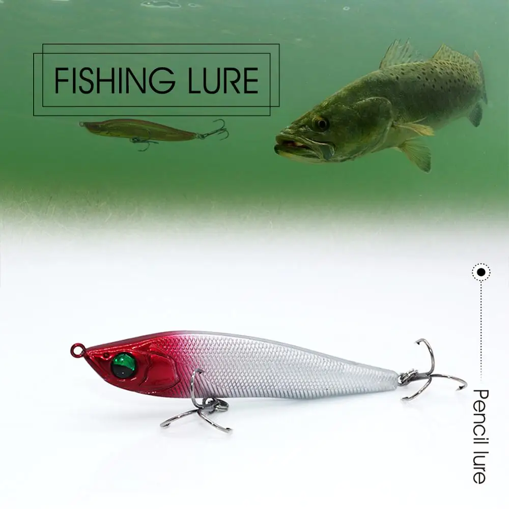 LUCKYLAKER-señuelo de pesca flotante que se hunde, lápiz de 120mm/20g 20g/105mm, Wobbler Swimbait, modelo caliente, cebo de manivela