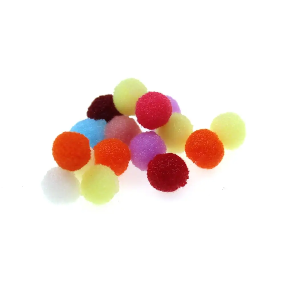 Wifreo-Señuelos de Pesca con bolas de felpa, huevos sintéticos para atar moscas, Glo Bug, 8mm, 10mm, 500 unidades - imagen 5