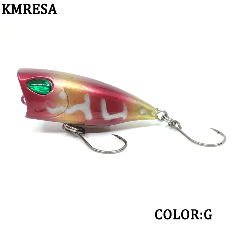 Señuelo de pesca duro mini Popper minnow, 1 piezas, 4cm, 3g, Crankbait, Wobbler, aparejos Isca poper, señuelos de Lucio de agua flotante superior - imagen 5
