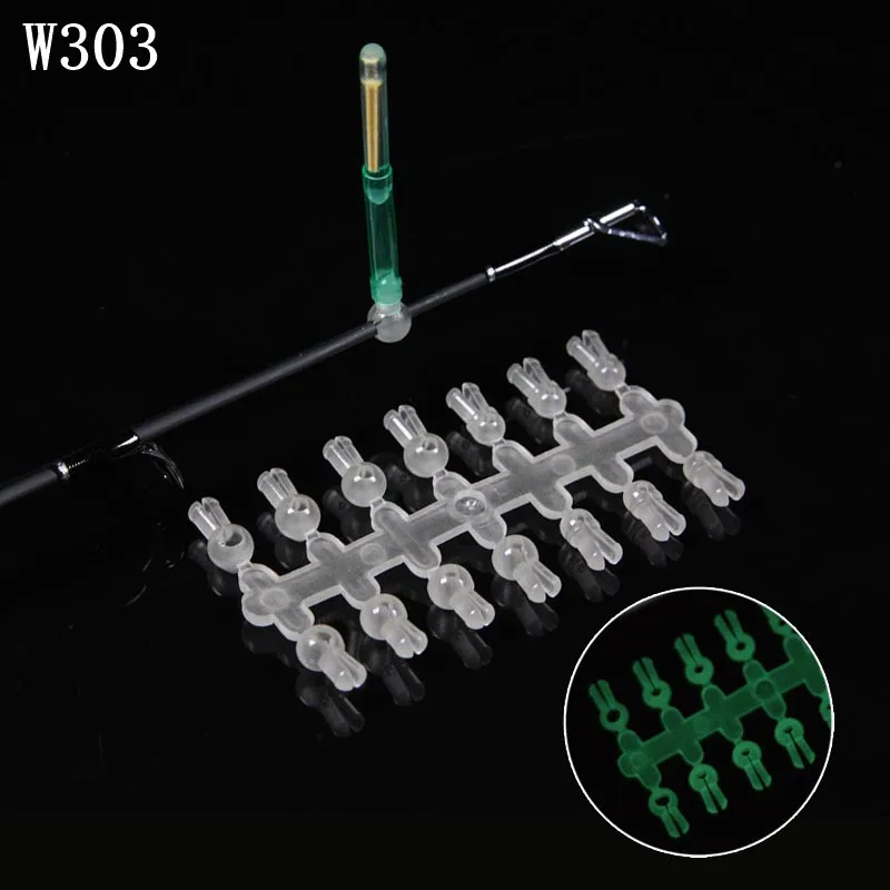 Soporte de barra de luz de pesca, Clips de luz Led para Punta de caña de pescar, luz química, accesorios de señuelo de pesca nocturna, línea de pesca - imagen 5