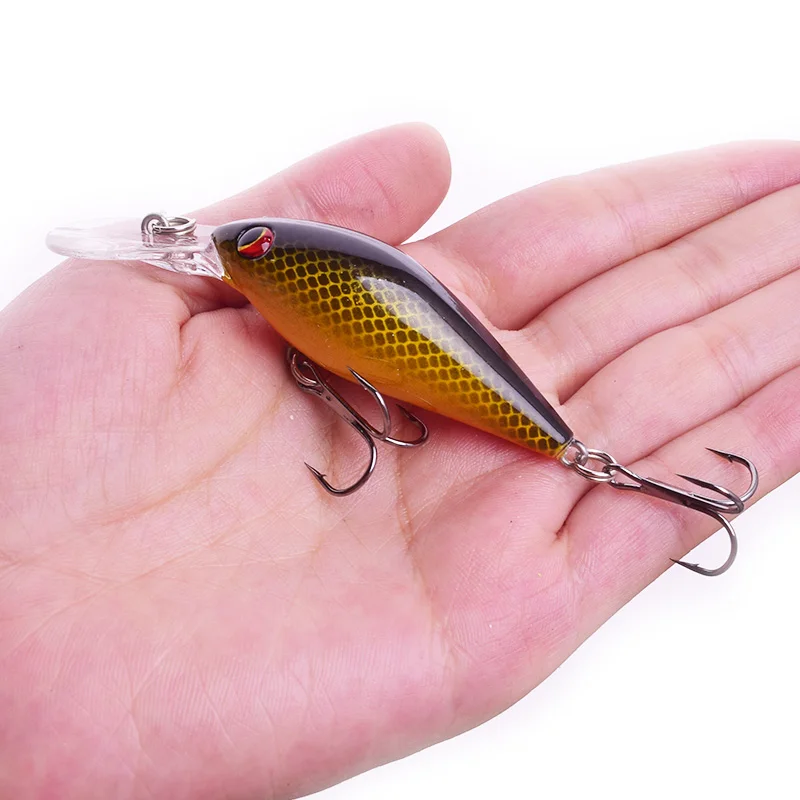 Crankbait-señuelo duro Artificial, Wobblers, 85mm, 8,5g, 6 colores diferentes, señuelos para pececillos, manivelas para Pesca de lubina, 1 ud. - imagen 5