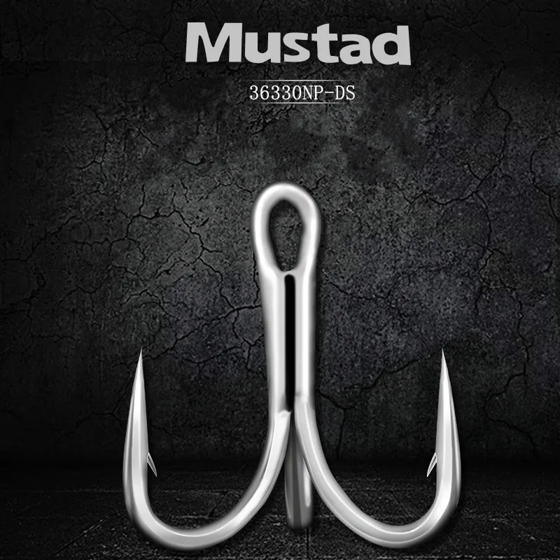 Mustad-Anzuelos triples 36330, Anzuelos de púas sólidas, Anzuelos de Calamar de océano profundo, anzuelo de tres anclas, equipo de Pesca - imagen 2