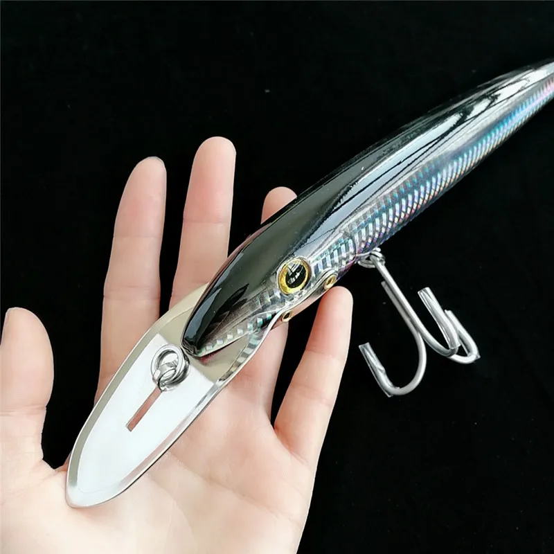 Noeby-señuelo de acero inoxidable para pesca, 1 unidad, 130mm/32,5g, 185mm/60g, 225mm/76g - imagen 2