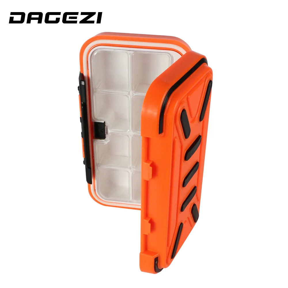 DAGEZI-caja de pesca con mosca multifunción, accesorios de pesca, 16 compartimentos, ajustable, Popper - imagen 4