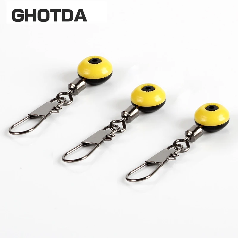 50 unids/lote, Conector de Clip de vástago de gancho de línea, broche de enclavamiento, Sea Space Bean - imagen 5