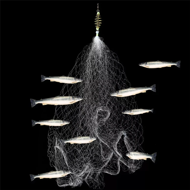 20pcs Fishing Net Trap Mesh Luminous Bead Netting Sea Fish Net Tackle Fishing Tackles Accessories Pesca Wholesale By Bulk - imagen 4