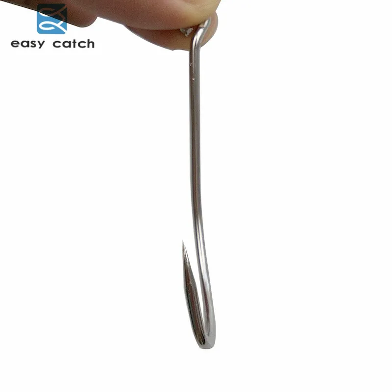 Easy Catch-anzuelos de pesca de pulpo de caña larga blanca de acero inoxidable 100, tamaño 92554, 1/0, 2/0, 3/0, 4/0, 5/0, 6/0, 7/0, 8/0, 9/0, unidades - imagen 5