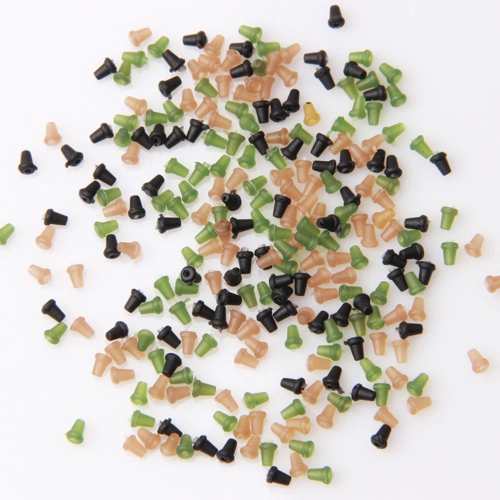 JSM 50 Uds 100 Uds gancho detiene cuentas accesorios de pesca de carpa Stoper pesca de carpa pelo Chod Ronnie Rig Pop UP Boilies Stop - imagen 3