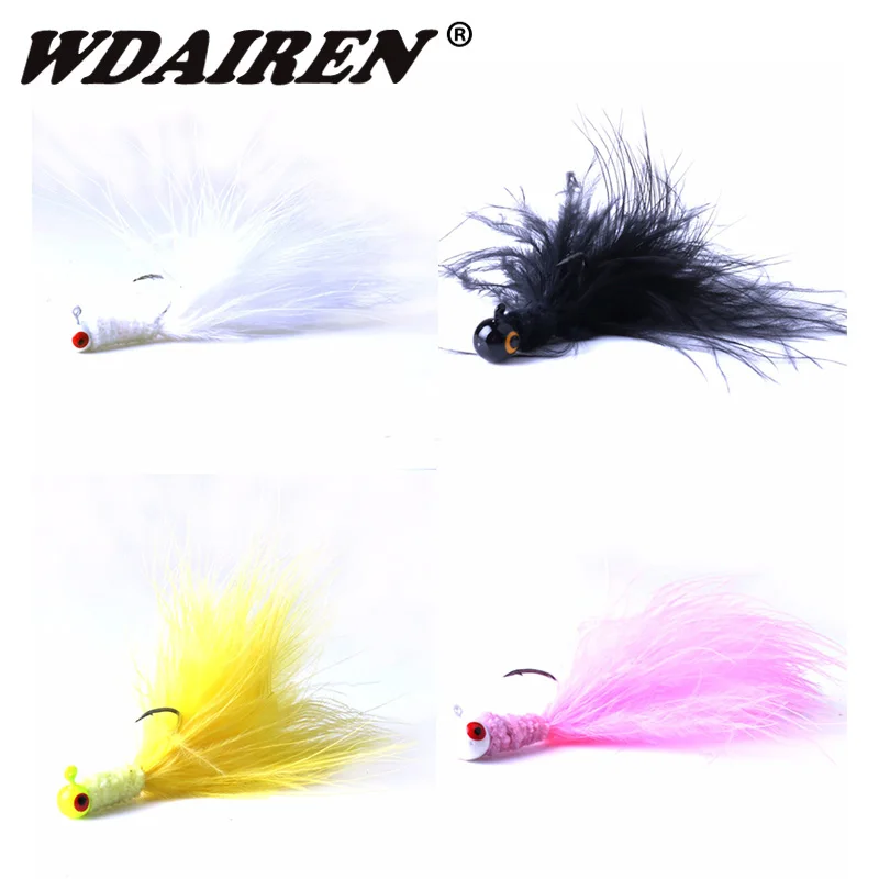 WDAIREN-Señuelos de Pesca de diferentes estilos, moscas de la mantequilla, insectos, salmón, trucha, mosca seca única, aparejos de pesca, 5 unids/lote - imagen 2